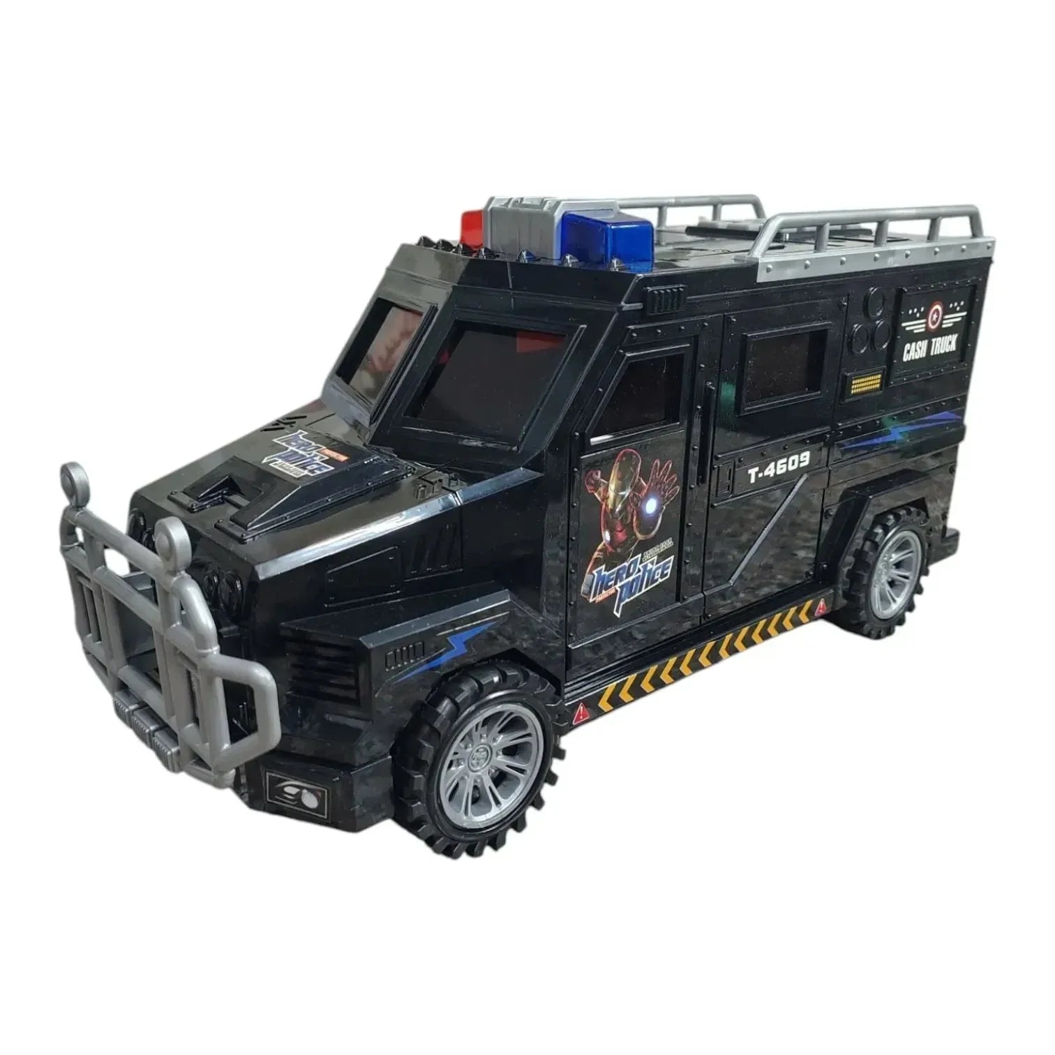 Playful Police Truck Piggy Bank - KawaiWorld