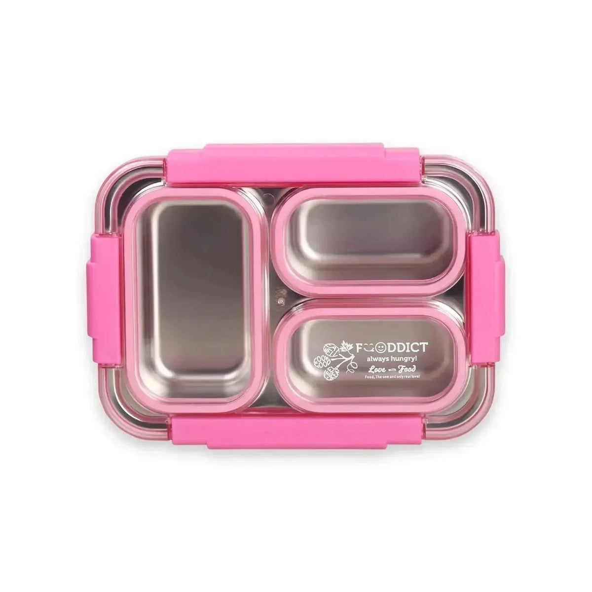 Seoul Food 3-Compartment Lunch Box (710 ml) - Bear Hugs
