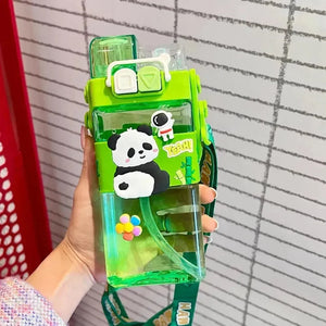 Sip 'n' Spout Cartoon Water Bottle (520 ml) - Bear Hugs