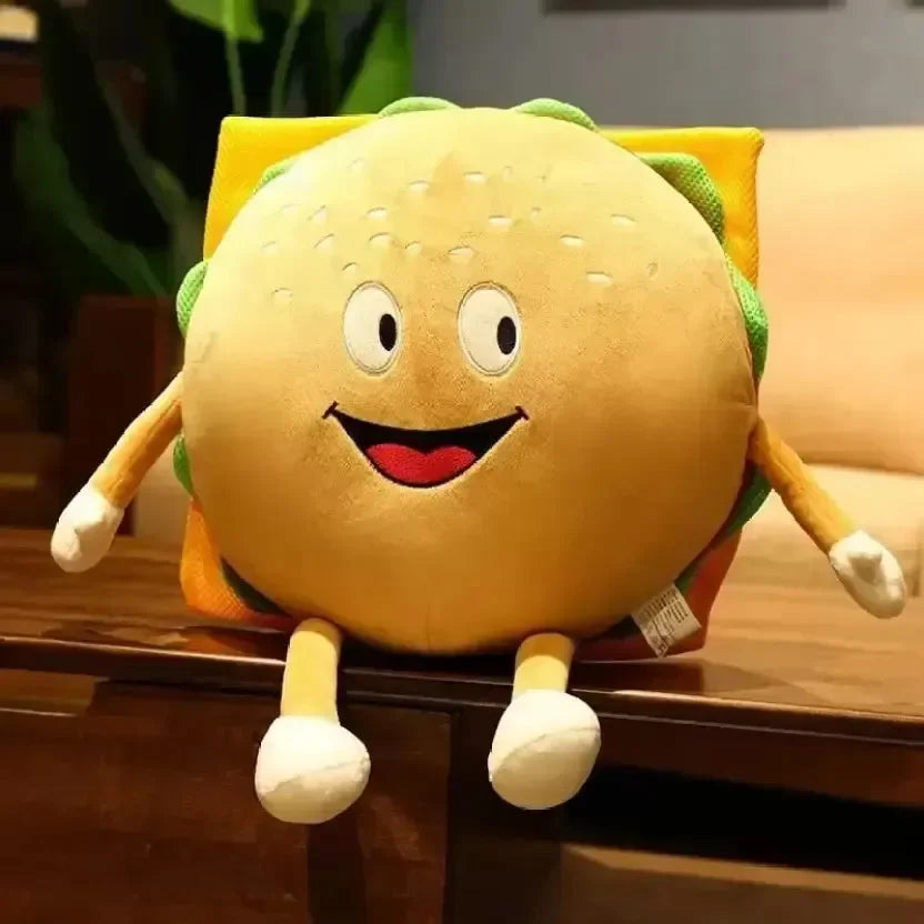 Smiling Fast Food Plush Toy (45 cm) - KawaiWorld