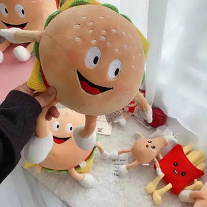 Smiling Fast Food Plush Toy (45 cm) - KawaiWorld
