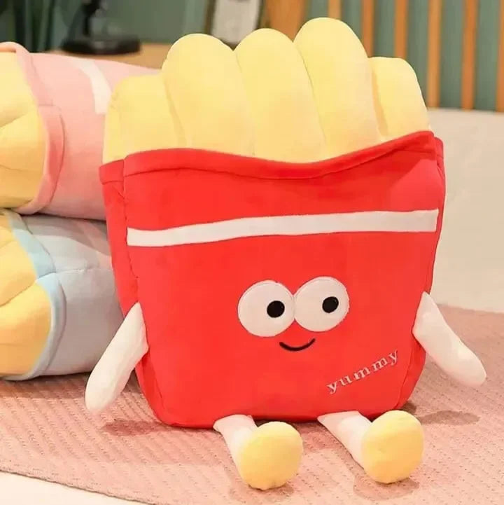 Smiling Fast Food Plush Toy (45 cm) - KawaiWorld