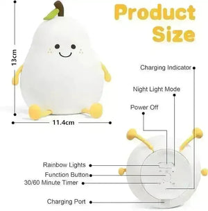 Smiling Pear Night Light - KawaiWorld