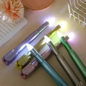 Space Rocket Glowing Ball Pen - KawaiWorld