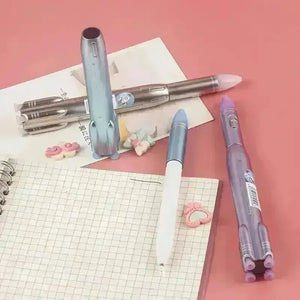Space Rocket Glowing Ball Pen - KawaiWorld