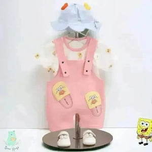 SpongeBob Strap Set Dungaree - KawaiWorld