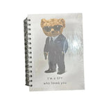 Spy Teddy A5 Spiral Notebook - Bear Hugs