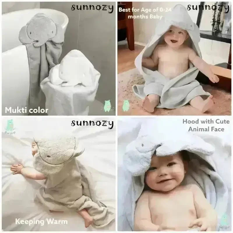 Sunnozy Hooded Baby Towels - KawaiWorld