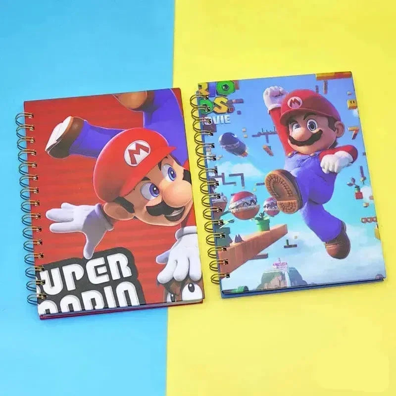 Super Mario A5 Spiral Notebook - Bear Hugs
