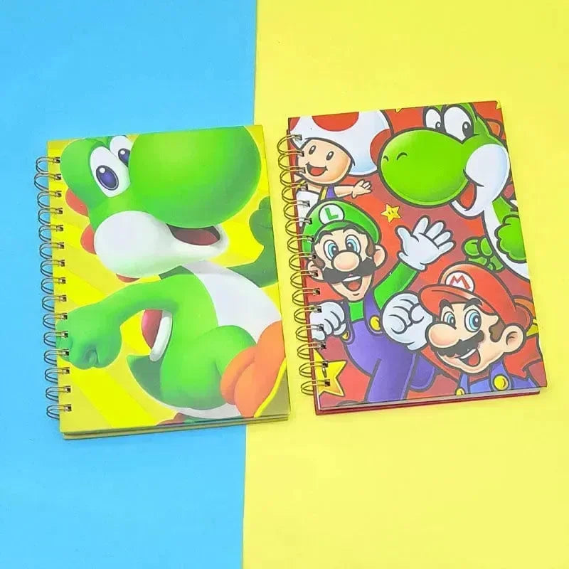 Super Mario A5 Spiral Notebook - Bear Hugs