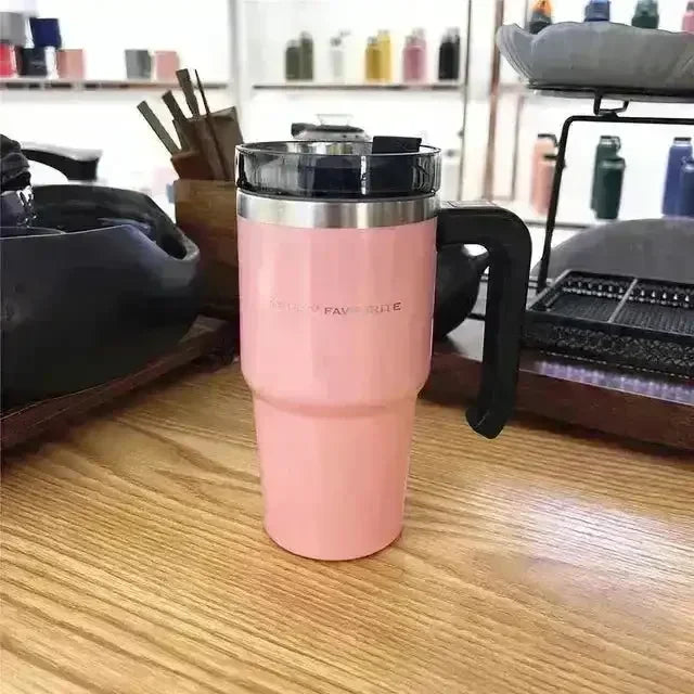 Tyeso Thermal Cup with Handle (20 oz) - Bear Hugs