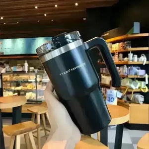 Tyeso Thermal Cup with Handle (20 oz) - Bear Hugs