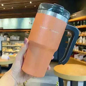 Tyeso Thermal Cup with Handle (20 oz) - Bear Hugs