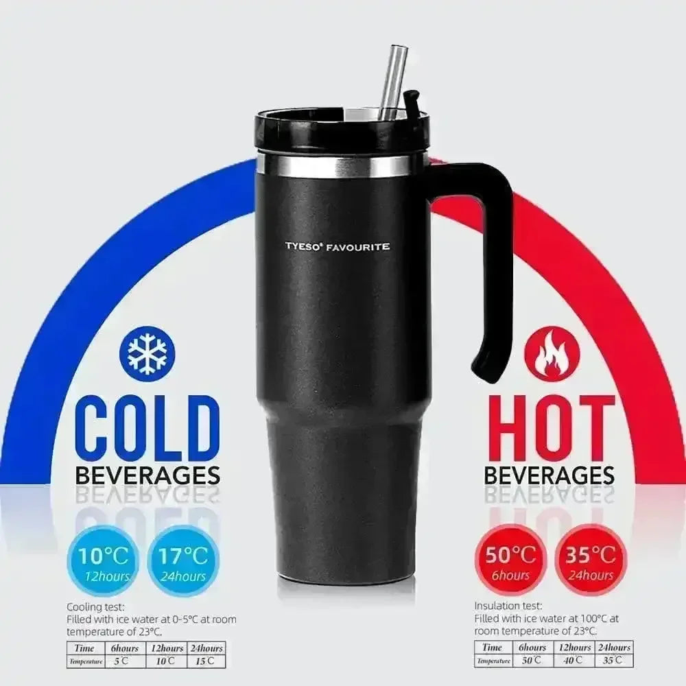 Tyeso Thermal Cup with Handle (20 oz) - Bear Hugs
