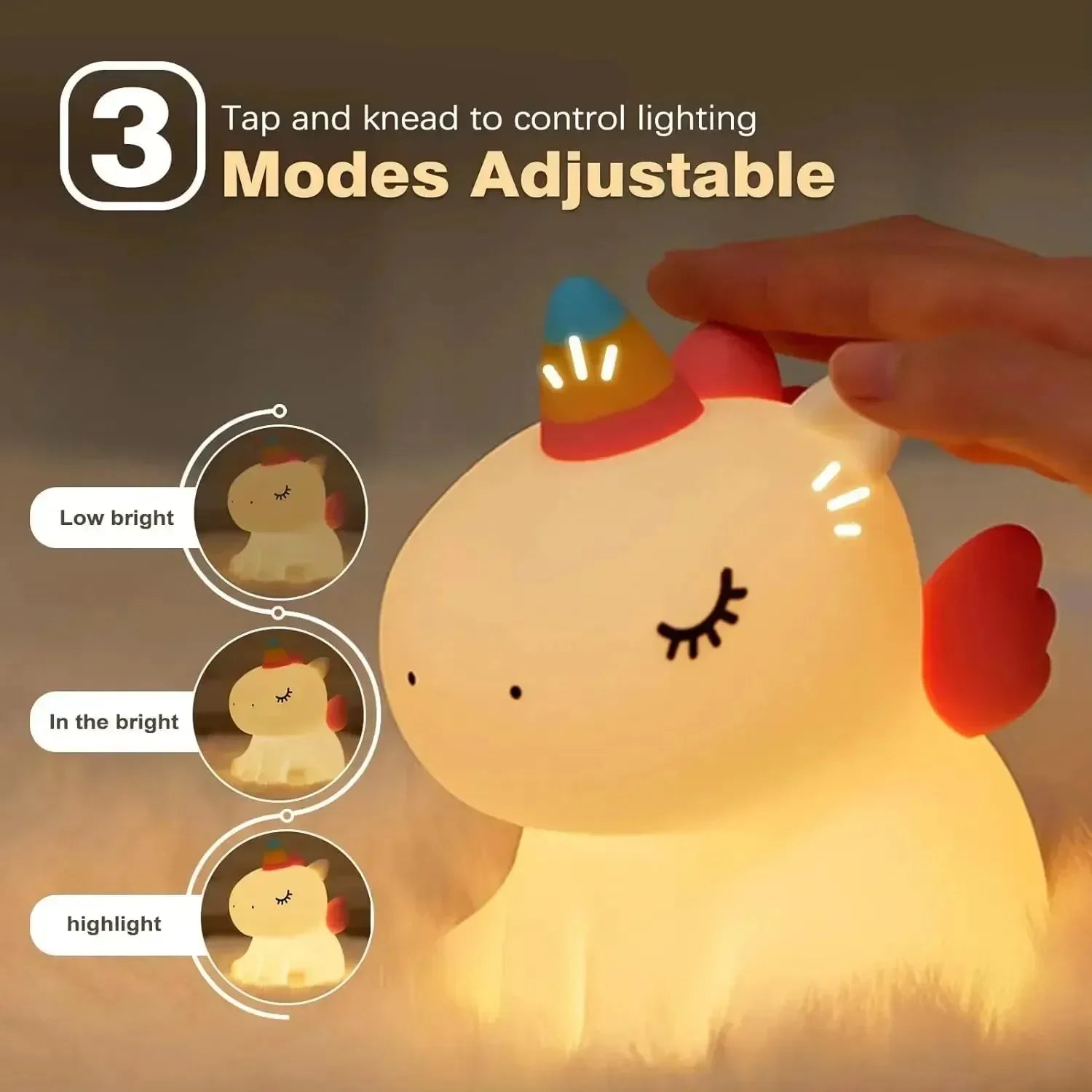 Uni Glow Unicorn Night Lamp - KawaiWorld