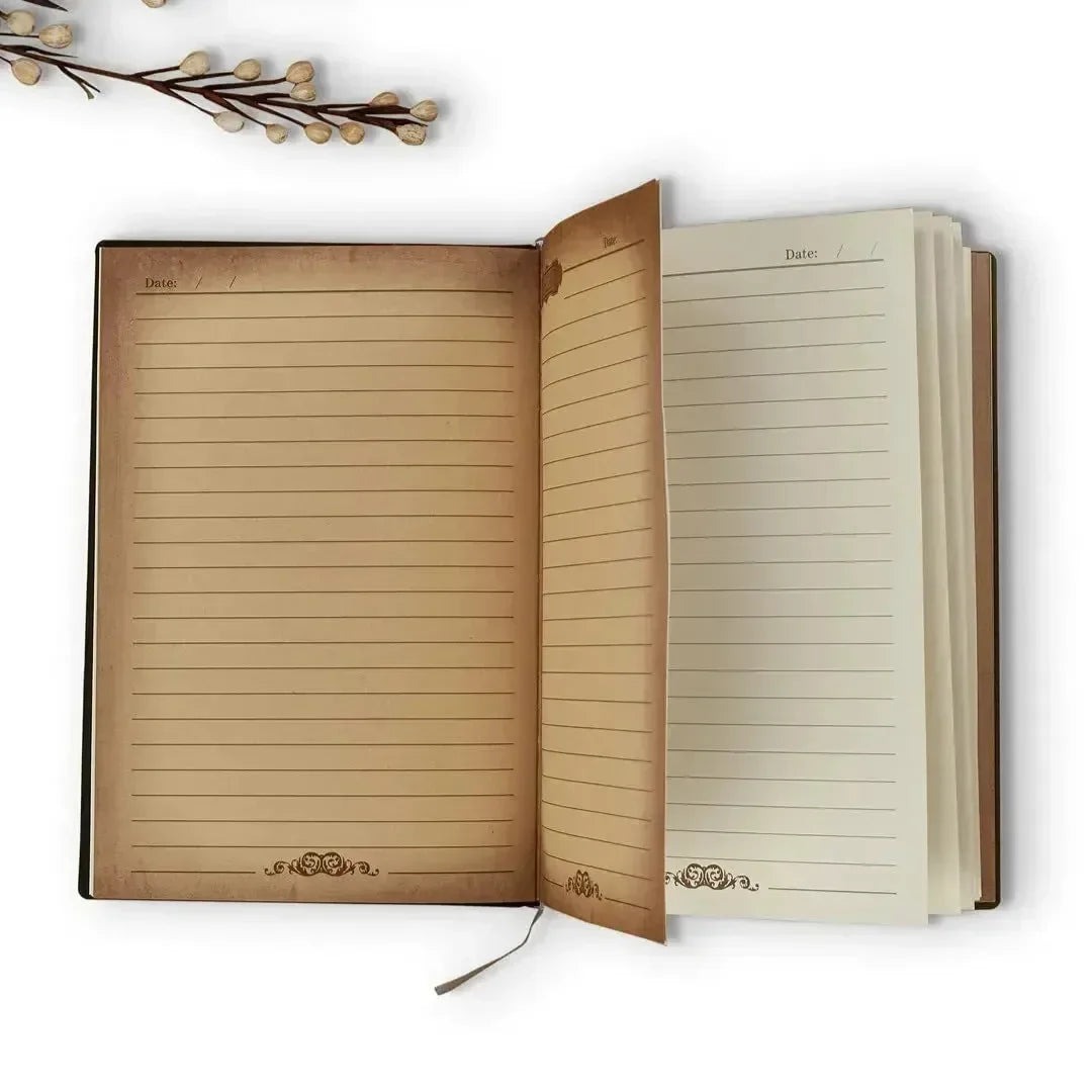 Vintage 3D Phoenix Embossed Notebook - Bear Hugs