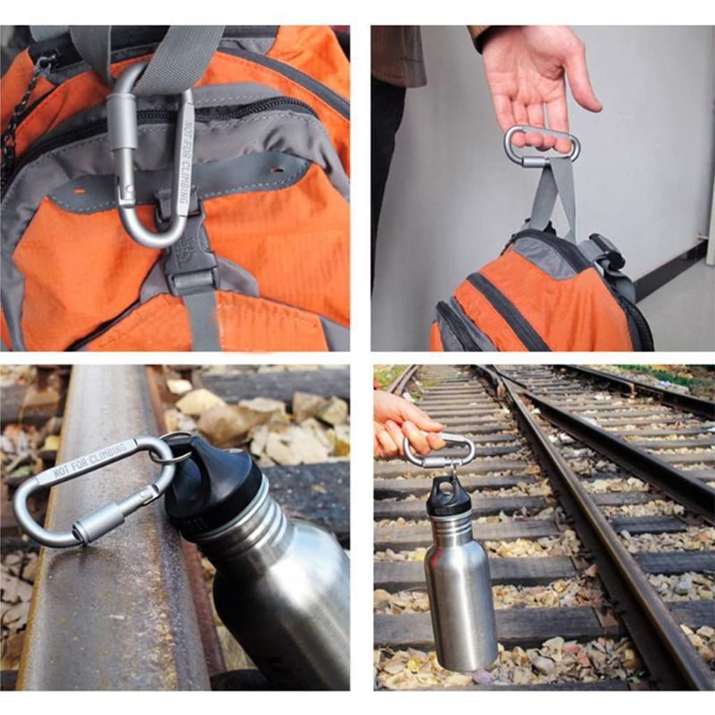 Tactical Aluminum D-Ring Carabiner - KawaiWorld