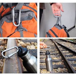 Tactical Aluminum D-Ring Carabiner - KawaiWorld