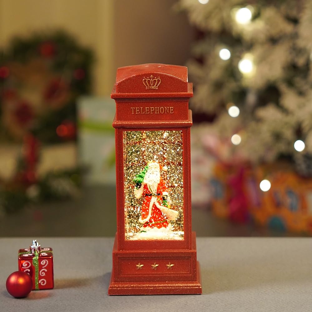 Music and Light Santa Phone Booth