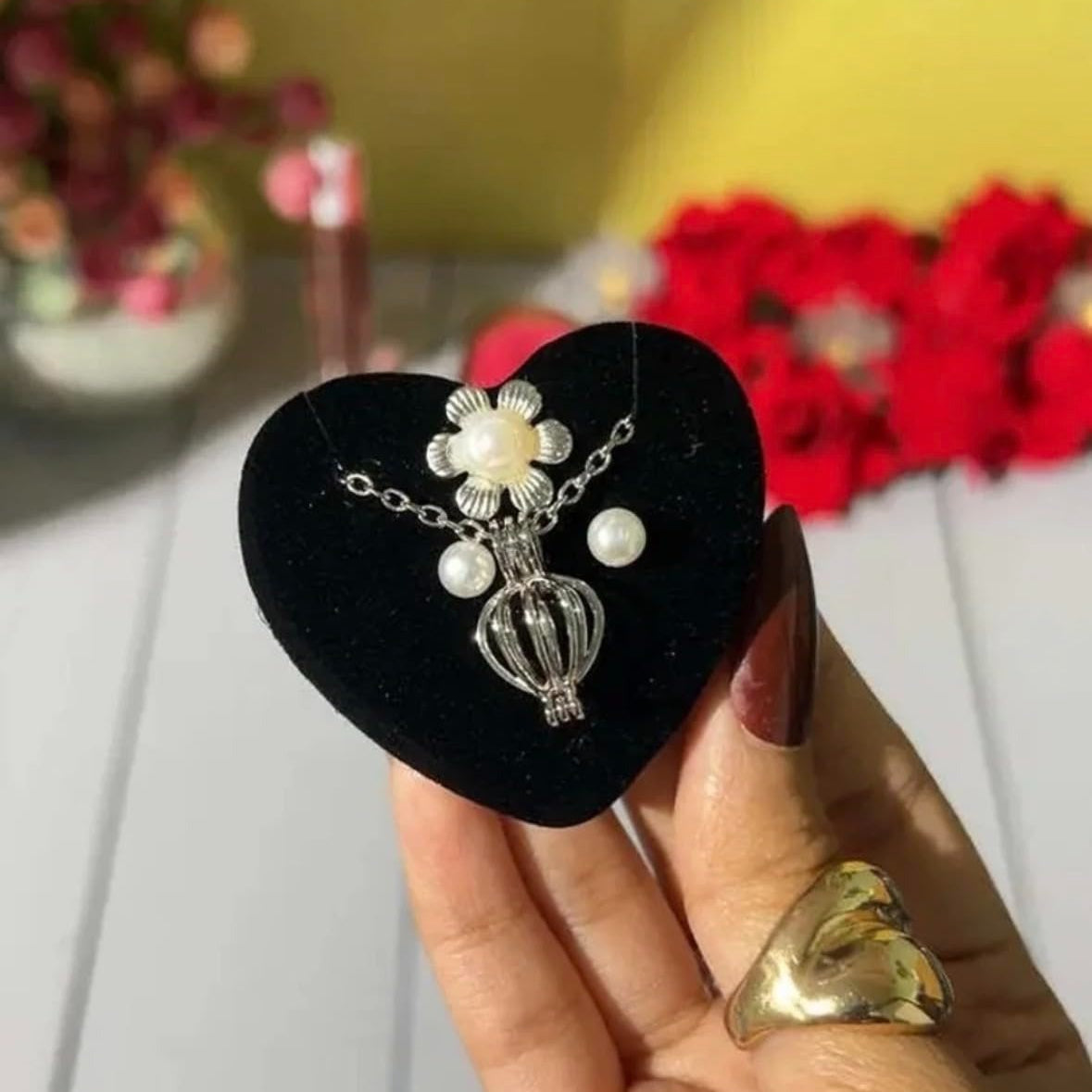 Kawaii World Love Pearl & Wish Necklace Gift Set