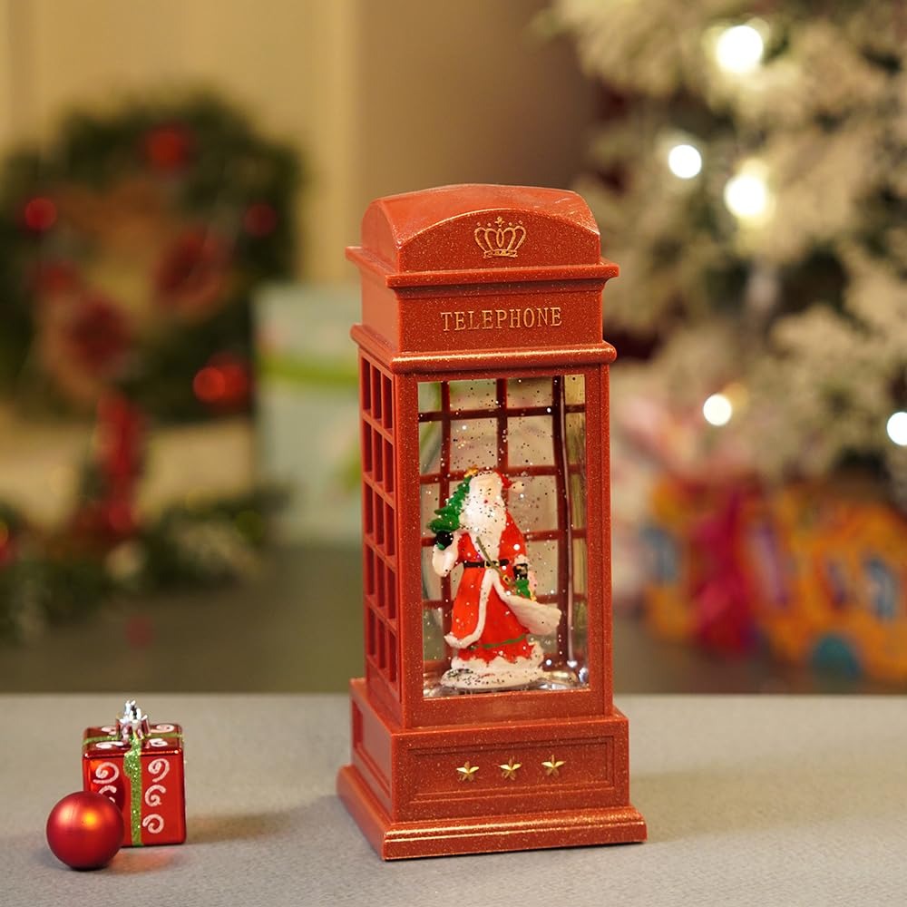 Music and Light Santa Phone Booth
