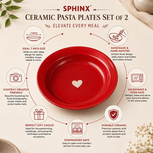 Sweetheart Ceramic Serving Plate