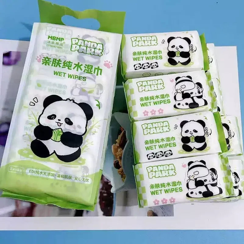 Panda Park Kawaii Pocket Wet Wipes