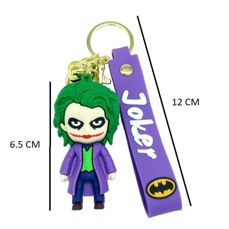 Classic Joker Villain 3D Key Chain