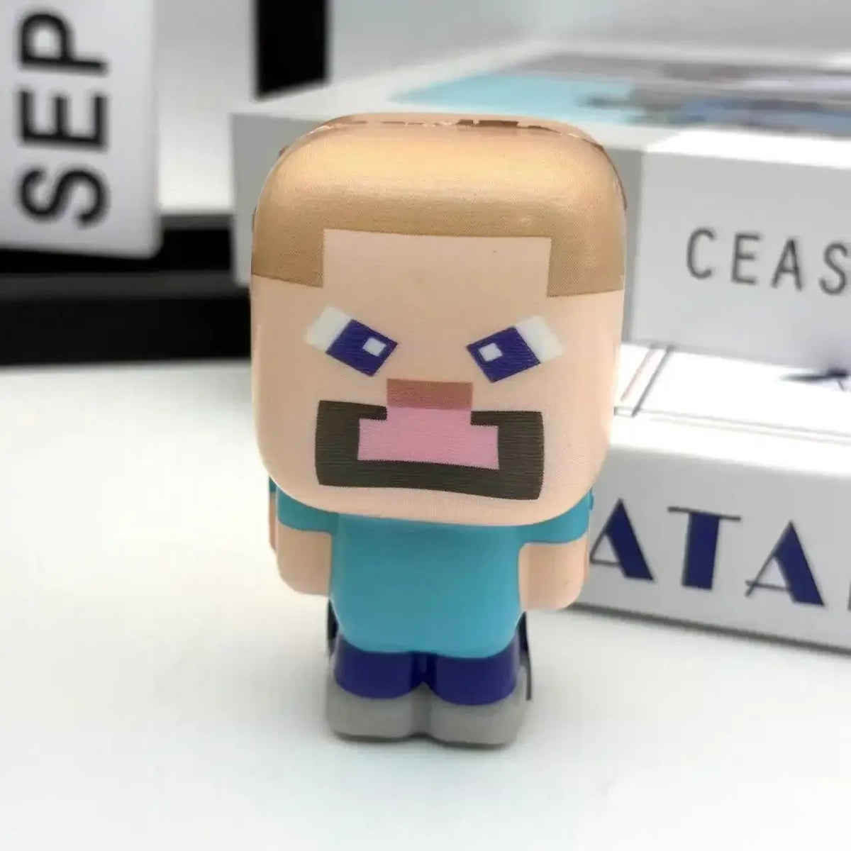 Minecraft Pixel Character Sensory Foam Squishy Toy