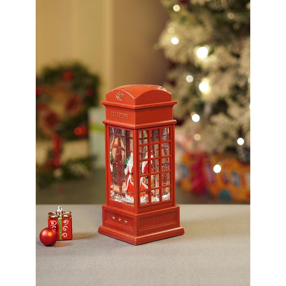 Music and Light Santa Phone Booth
