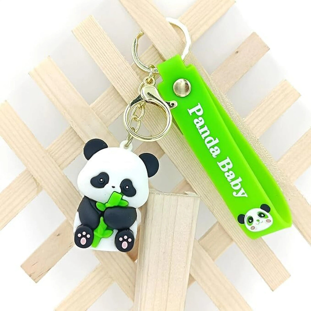 Bamboo Buddy Panda Baby 3D Keychain