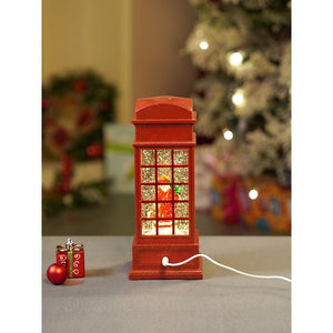 Music and Light Santa Phone Booth