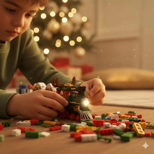 Christmas Train Building Blocks Kit - KawaiWorld