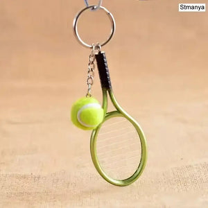 Love-All Lobs Tennis Racket & Ball Keychain - KawaiWorld