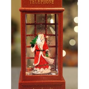 Music and Light Santa Phone Booth