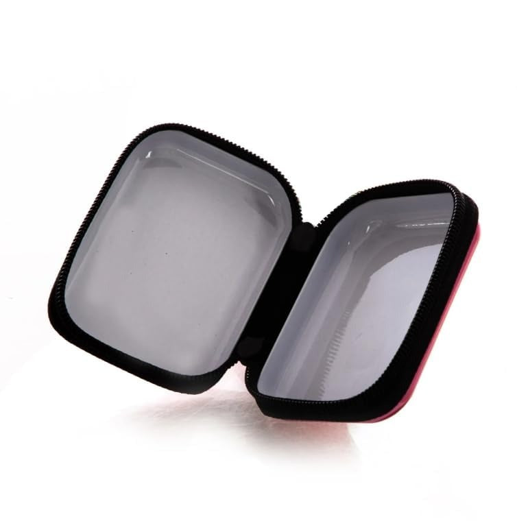 Retro Nostalgia Hard-Shell Mini Pouch & Earphone Organizer