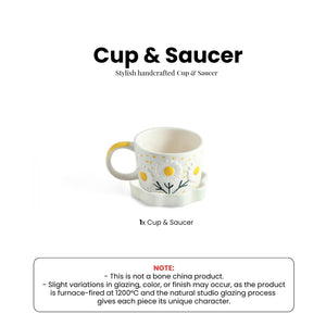 The Daisy Bloom Cup & Saucer