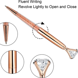 Crystal Luxe Diamond Ballpoint Pen - KawaiWorld
