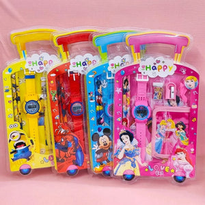 6-in-1 Mini Travel Desk Stationery Set