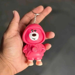 Strawberry Bear Face-Changing Keychain - KawaiWorld