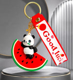 Sweet Treat Panda: Fruit Series 3D Keychain