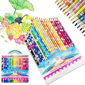 Unicorn Colour Pencil Set for Kids (24 Pcs)