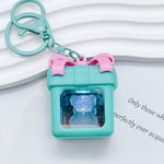 Illuminated Beary Gift Box Keychain - KawaiWorld