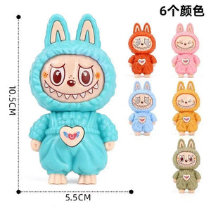 Labubu Chameleon Face Changing Keychain - KawaiWorld