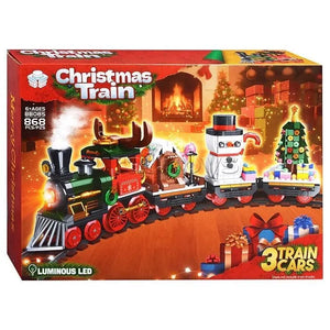 Christmas Train Building Blocks Kit - KawaiWorld