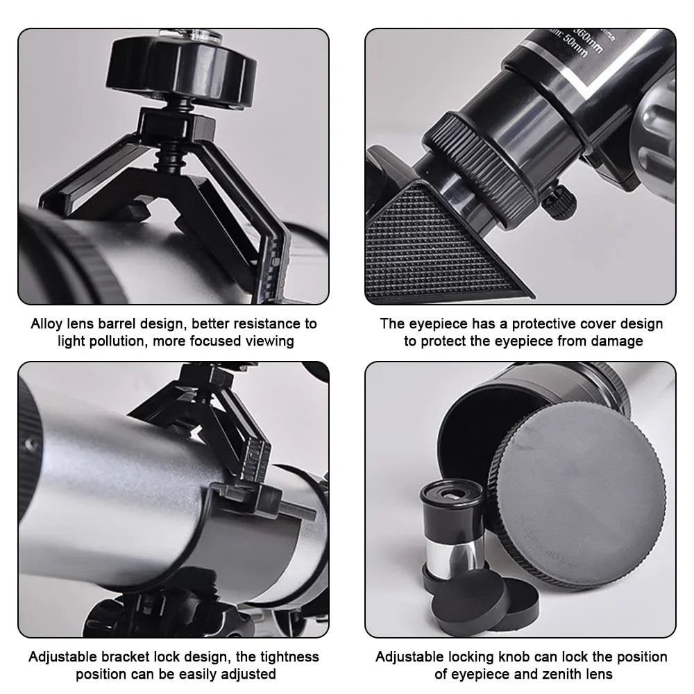 Cosmic Voyager C2158 Refracting 60x Telescope - KawaiWorld