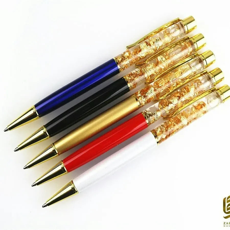 Golden Cascade Flakes Ballpoint Pen - KawaiWorld