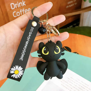 Chibi Dragon 3D Silicone Keychain & Bag Charm