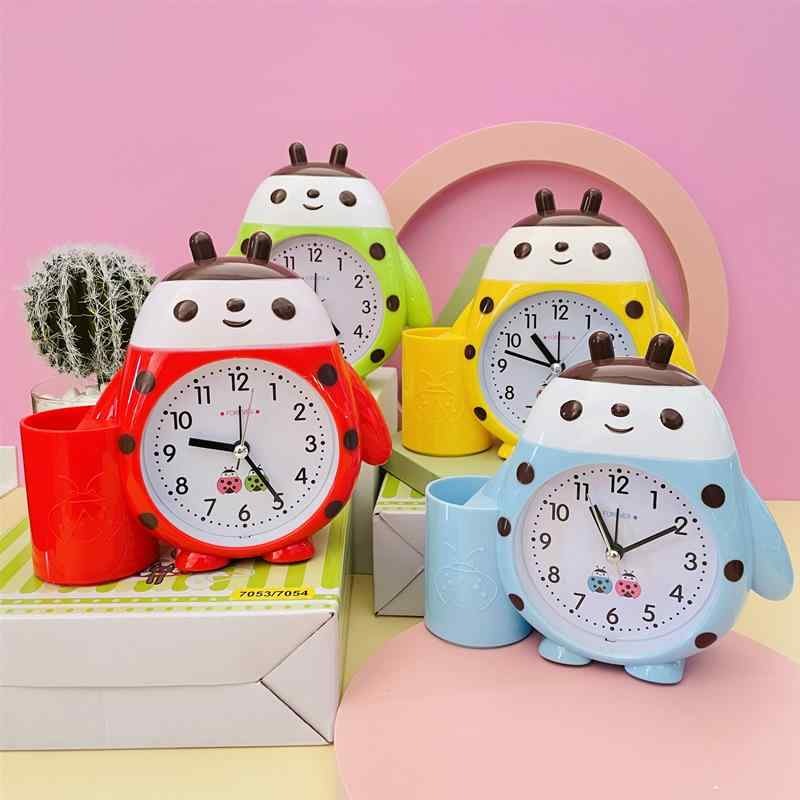 Playful Ladybug Alarm Clock & Stationery Organizer