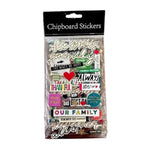 Aesthetic Chipboard Journal Stickers - KawaiWorld